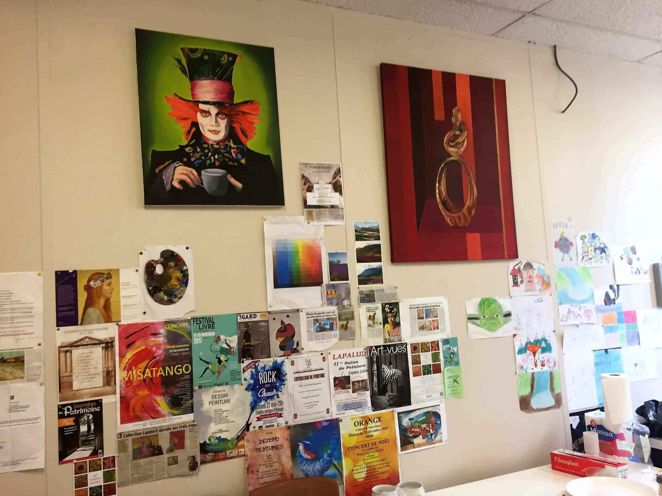 exposition vernissage bollene adp nuances chromatiques cours peinture artistes art culture