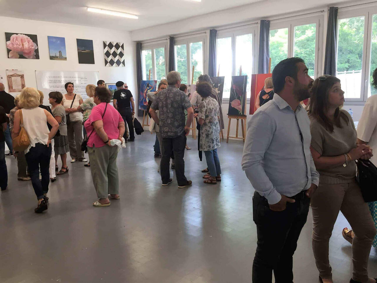 exposition vernissage bollene adp nuances chromatiques cours peinture artistes art culture