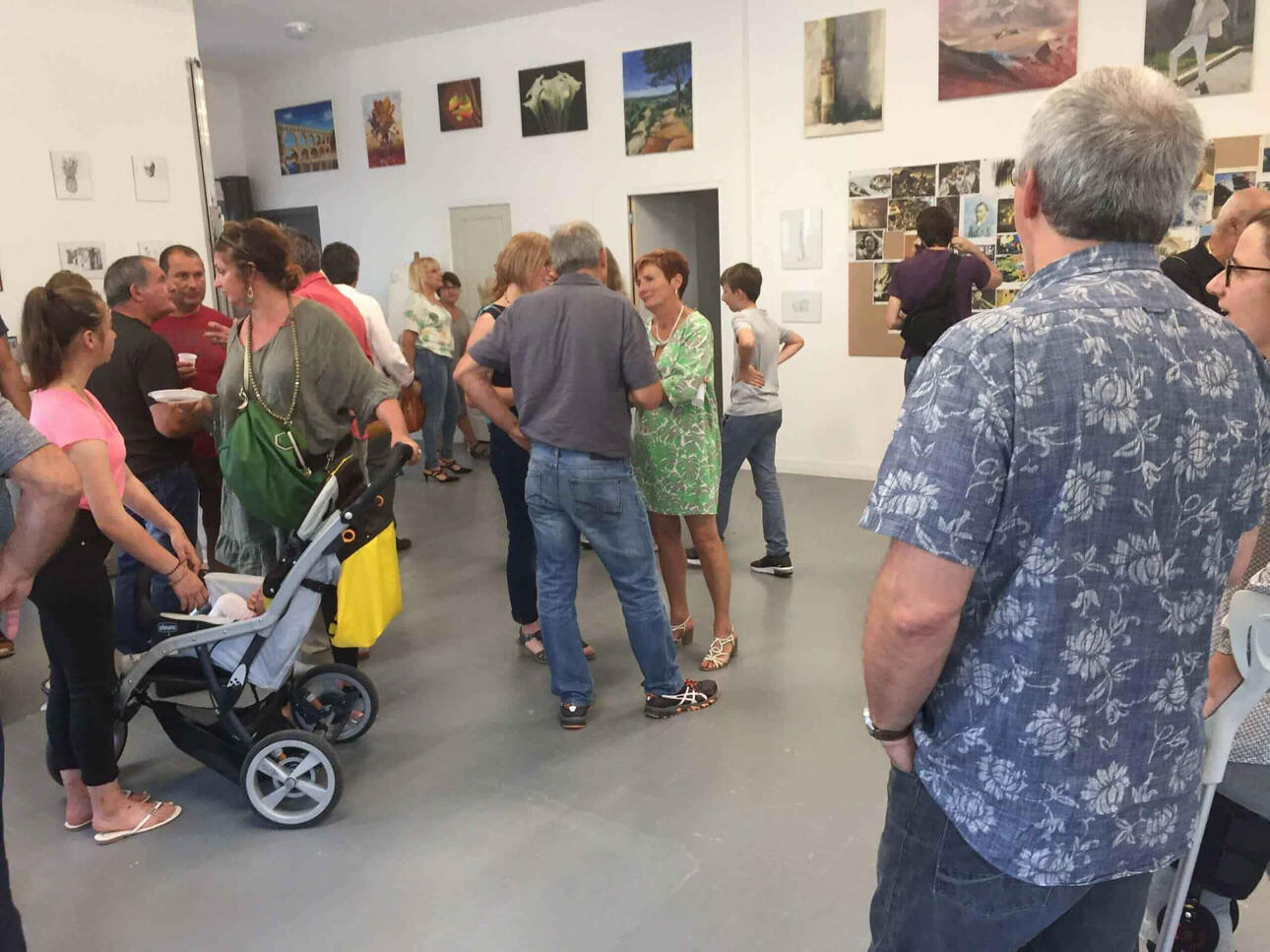 exposition vernissage bollene adp nuances chromatiques cours peinture artistes art culture