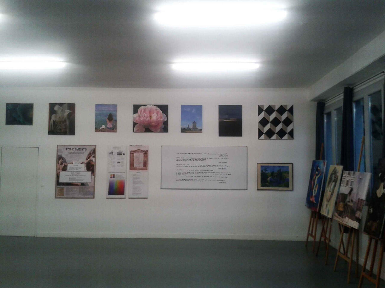 exposition vernissage bollene adp nuances chromatiques cours peinture artistes art culture