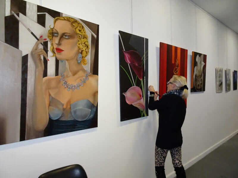 exposition espace Ripert bollene adp nuances chromatiques cours peinture dessin artistes ateliers art